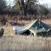 CWOC Class 21-01 students set up Arctic tents during field training at Fort McCoy