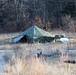 CWOC Class 21-01 students set up Arctic tents during field training at Fort McCoy