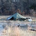 CWOC Class 21-01 students set up Arctic tents during field training at Fort McCoy