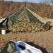 CWOC Class 21-01 students set up Arctic tents during field training at Fort McCoy