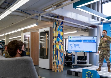 AMC leaders tour base innovation lab