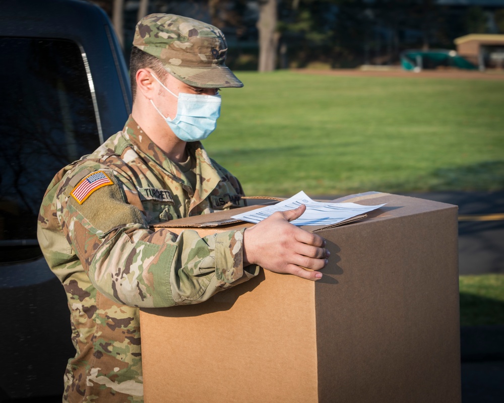 Connecticut Guard delivers more than 102,000 test kits in one week