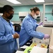 Laboratory team handles COVID testing