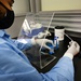 Laboratory team handles COVID testing
