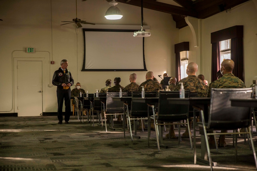 Secretary of the Navy visits MCRD SD