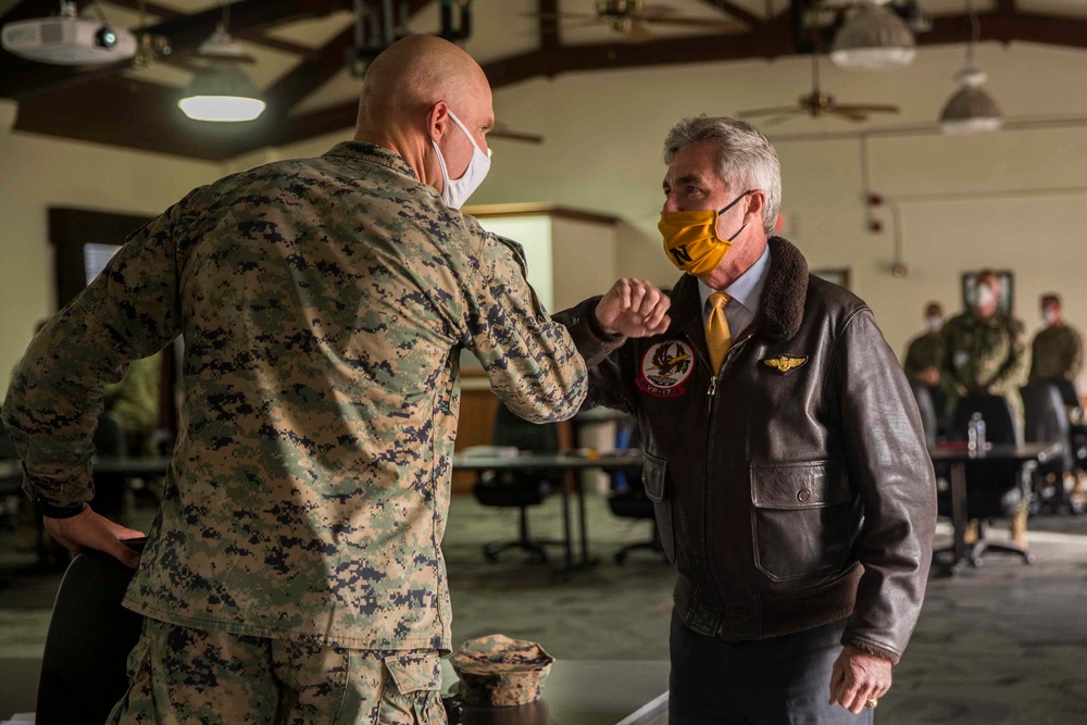 Secretary of the Navy visits MCRD SD