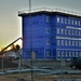 Sunrise, sunset for barracks construction at Fort McCoy