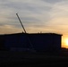 Sunrise, sunset for barracks construction at Fort McCoy