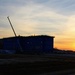 Sunrise, sunset for barracks construction at Fort McCoy