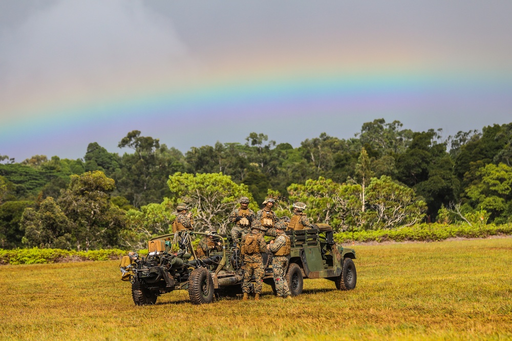 25th Infantry Division Artillery joint operation “WARDOG KILA” with Marines