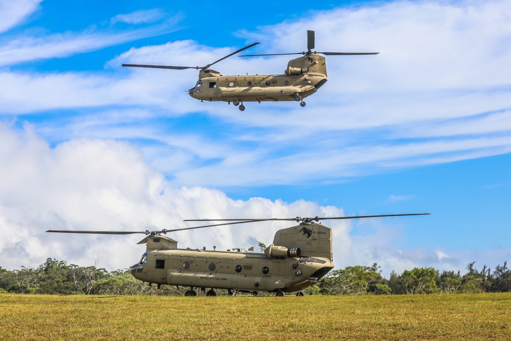 25th Infantry Division Artillery joint operation “WARDOG KILA” with Marines