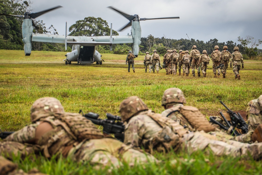 25th Infantry Division Artillery joint operation “WARDOG KILA” with Marines