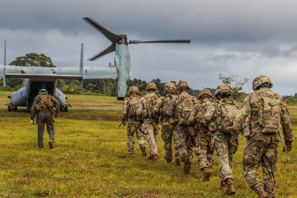 25th Infantry Division Artillery joint operation “WARDOG KILA” with Marines