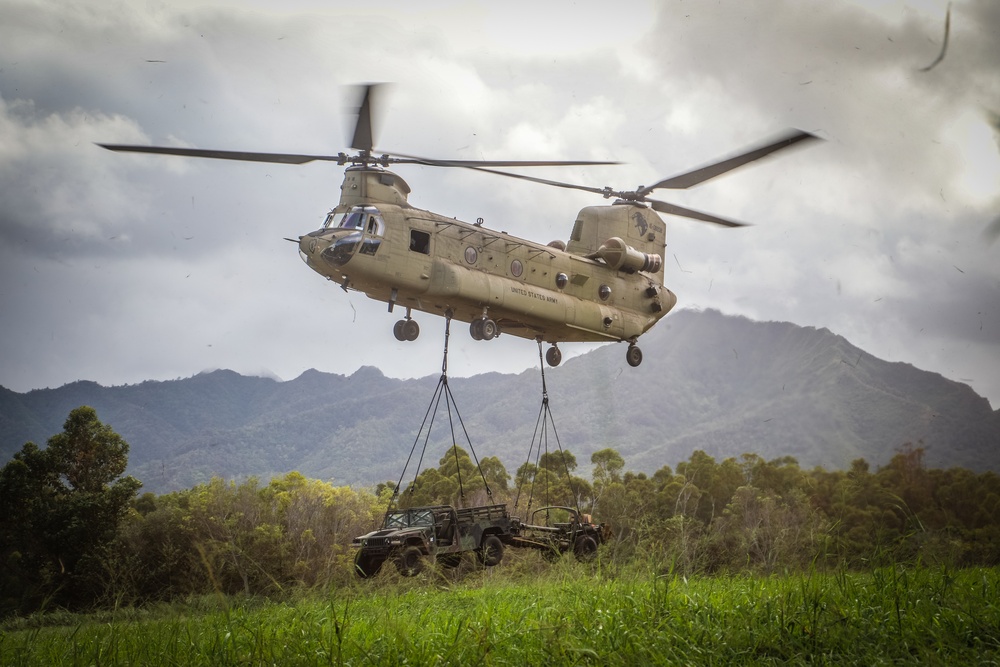 25th Infantry Division Artillery joint operation “WARDOG KILA” with Marines