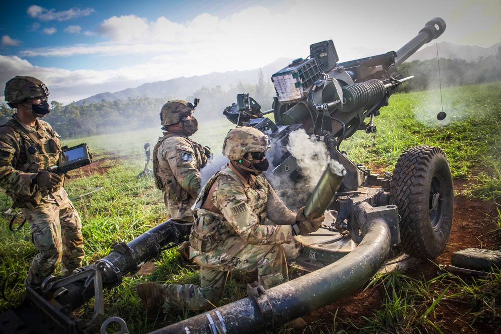 25th Infantry Division Artillery joint operation “WARDOG KILA” with Marines