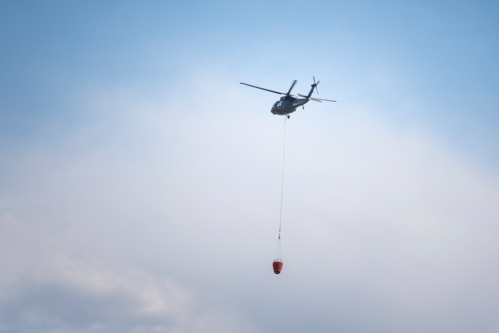 WyoGuard UH-60 exercise: Bambi Bucket Training