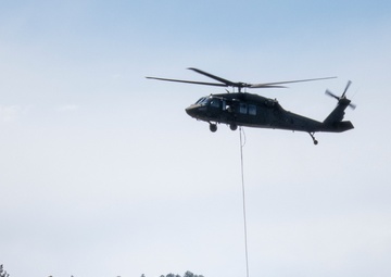 WyoGuard UH-60 exercise: Bambi Bucket Training
