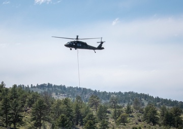 WyoGuard UH-60 exercise: Bambi Bucket Training