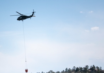 WyoGuard UH-60 exercise: Bambi Bucket Training