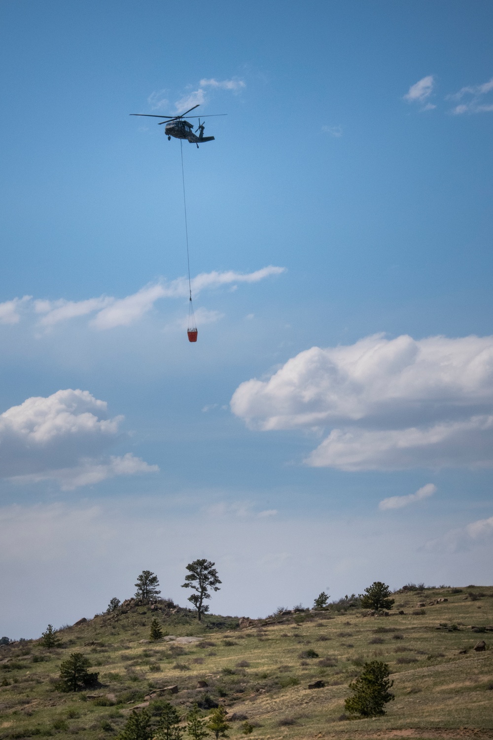 WyoGuard UH-60 exercise: Bambi Bucket Training