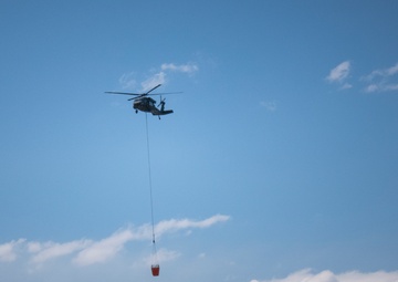 WyoGuard UH-60 exercise: Bambi Bucket Training