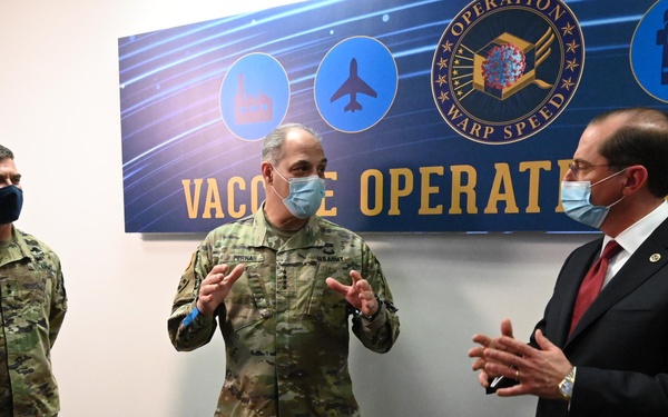 HHS Sec. Azar in the VOC