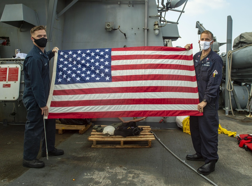 BROTHERS REUNITED AT SEA IN 5TH FLEET AOR