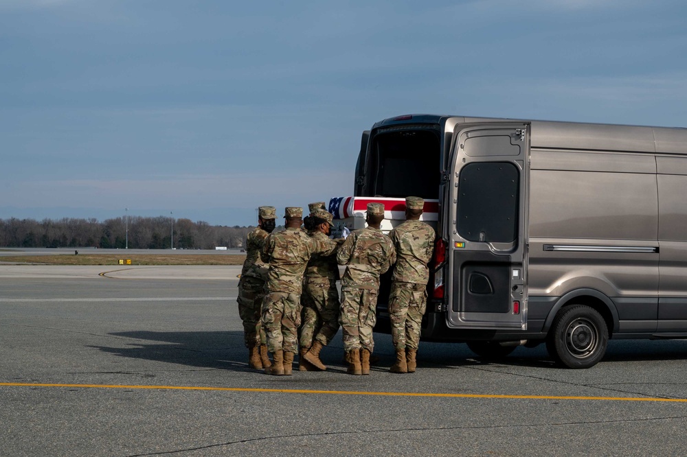 Marga Suwarno honored in dignified transfer Dec. 12