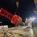 The Coast Guard Cutter Juniper servicing aids-to-navigation buoys