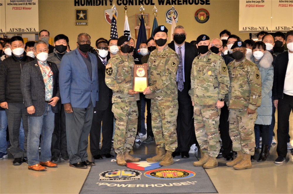 AFSBn-Northeast Asia receives Army’s highest award for maintenance excellence