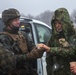 Marines with 3/8 and JGSDF members set up the defense line for Forest Light