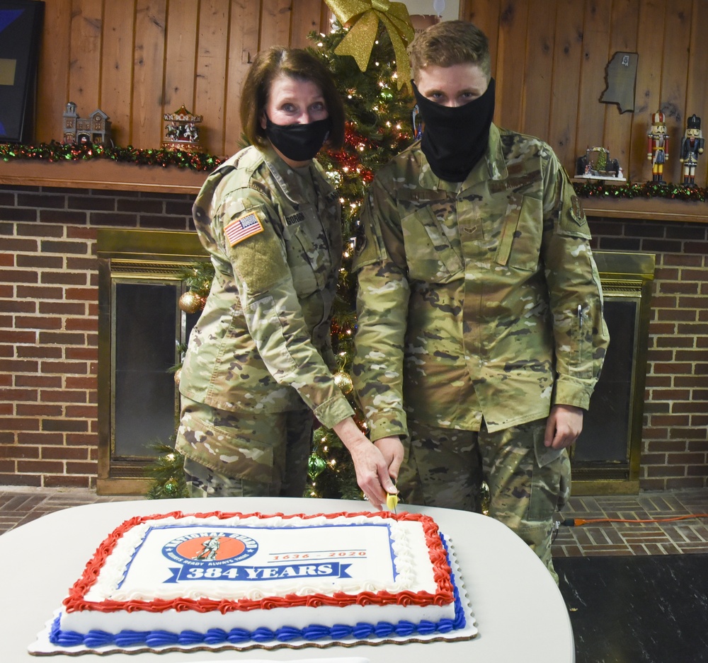 Alabama National Guard Adjutant General Maj. Gen. Sheryl E. Gordon Celebrates the National Guard's 384th Birthday with the 117 ARW