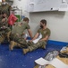 15th MEU corpsmen demonstrate Valkyrie emergency whole blood transfusion training aboard USS Makin Island