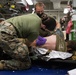 15th MEU corpsmen demonstrate Valkyrie emergency whole blood transfusion training aboard USS Makin Island