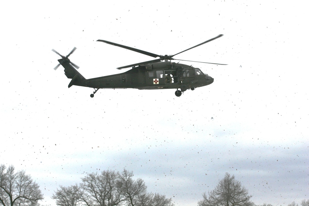 2016 Army MedEvac training at Fort McCoy