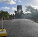 Seabees Pave Road in Tinian