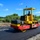 Seabees Pave Road in Tinian