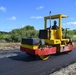 Seabees Pave Road in Tinian