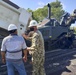 Seabees Pave Road in Tinian