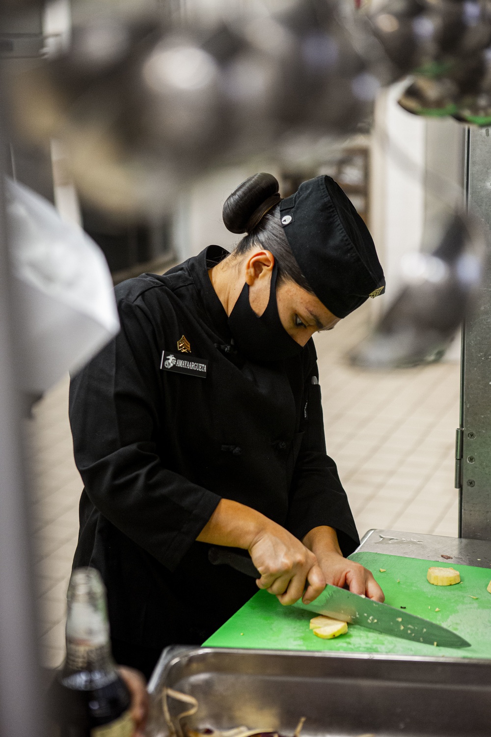 US Marines compete for food service specialist of the quarter