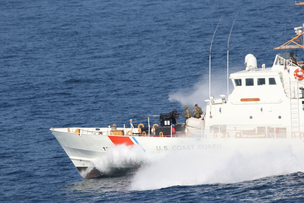 USCGC Adak Transits Strait of Hormuz