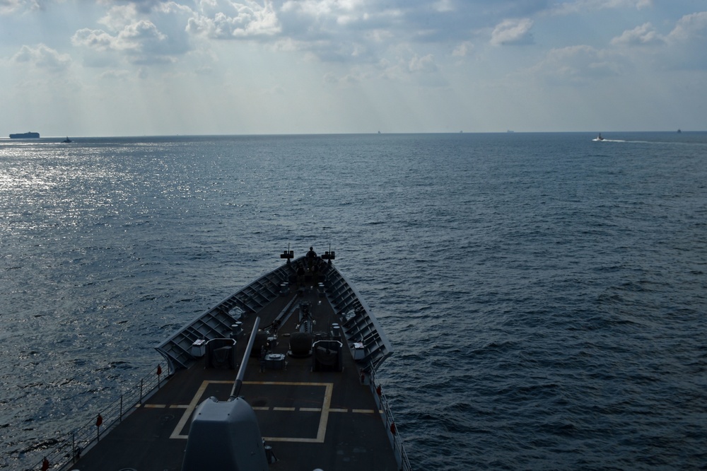 USS Philippine Sea Transits Strait of Hormuz