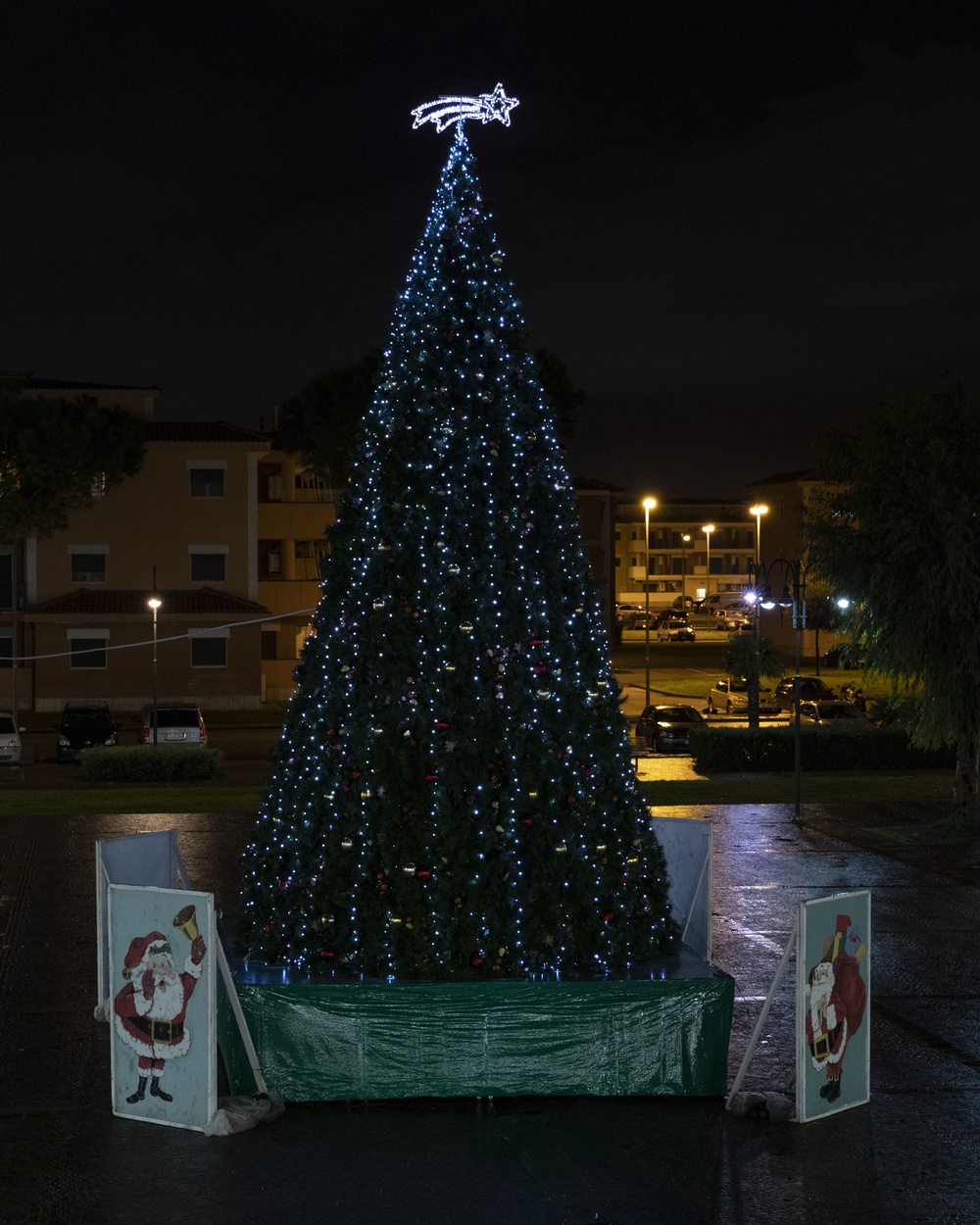 NSA Naples Celebrates Holidays With Tree Lighting