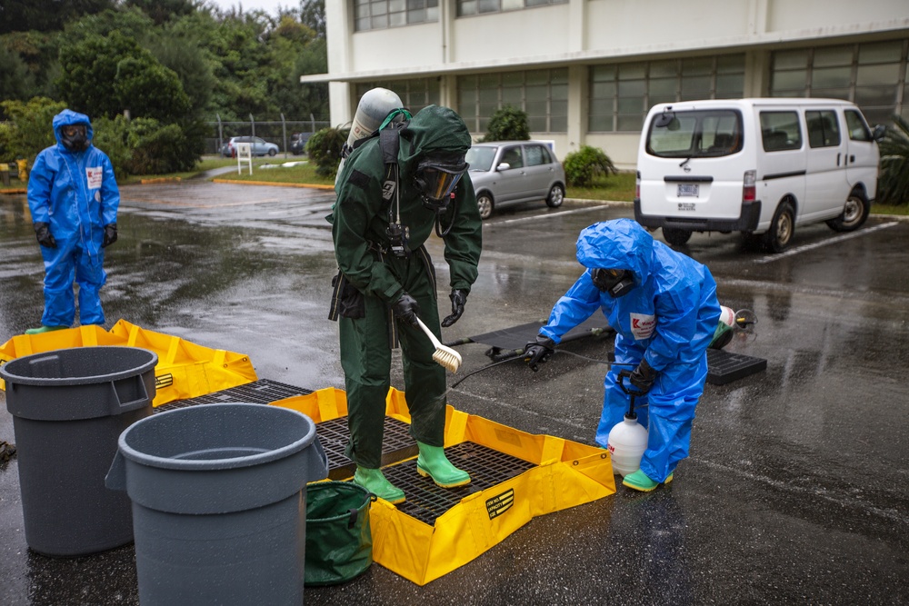 1st MAW CBRN Conducts Hazardous Environment Training