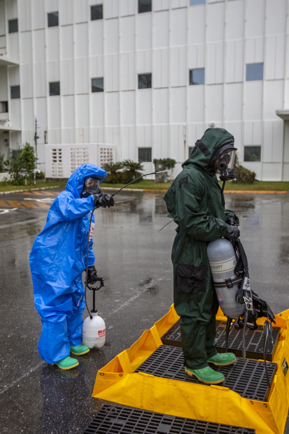 1st MAW CBRN Conducts Hazardous Environment Training