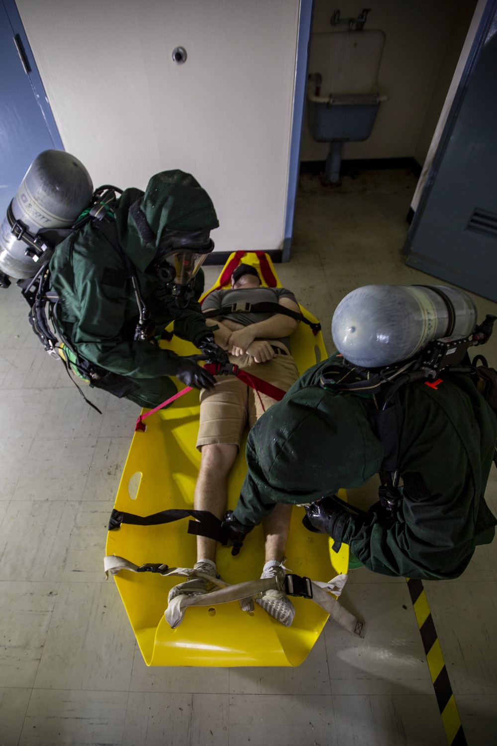 1st MAW CBRN Conducts Hazardous Environment Training