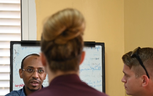 U.S. Army Soldiers visit E-learning Balbala Center