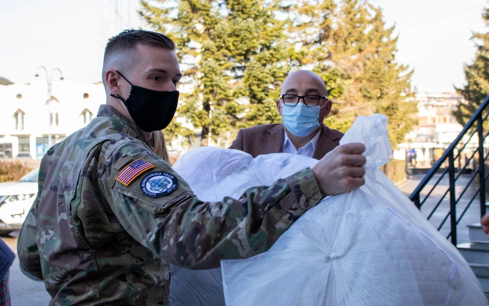 KFOR 28 delivers linens to Shtime mental hospital