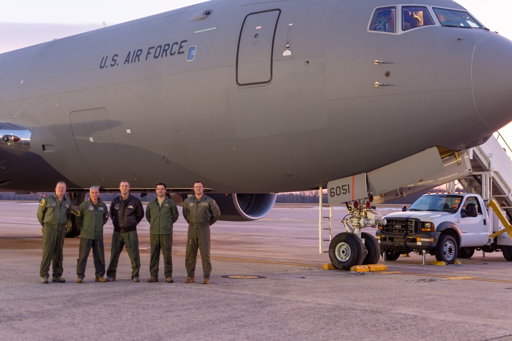 Pease receives 10th KC-46