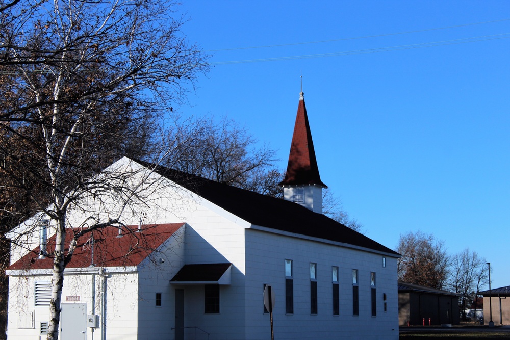 Chapel buildings at Fort McCoy